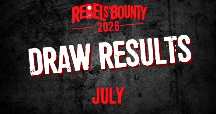 Rebels’ Bounty Draw results for July