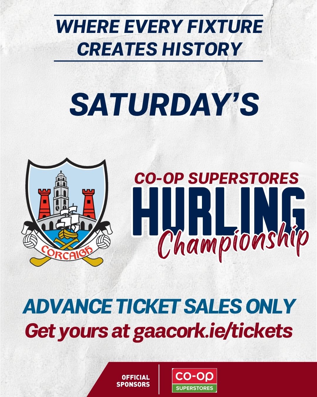 Saturday Hurling Blockbuster: 9 Fixtures; 3 Double Headers