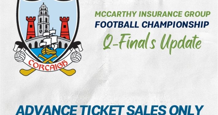 Updated details on McCarthy Insurance Football Championship Q-Final’s