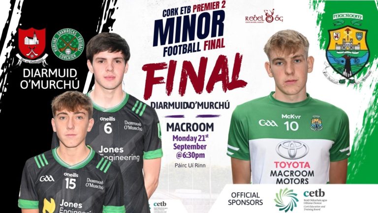 Cork ETB Premier 2 Minor Football Championship Final 2026