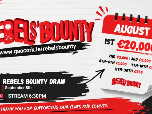 Rebels’ Bounty Draw – August Draw