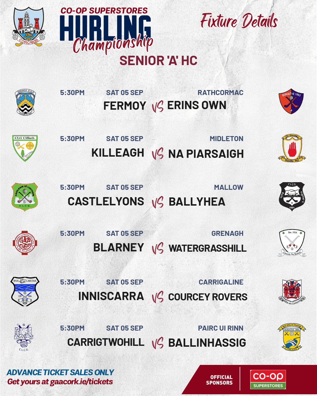 Co-Op Superstores Senior ‘A’ Hurling Championship