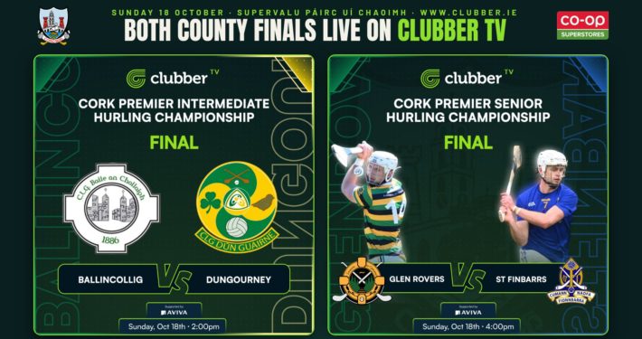Both County Hurling Finals Live on Clubber TV