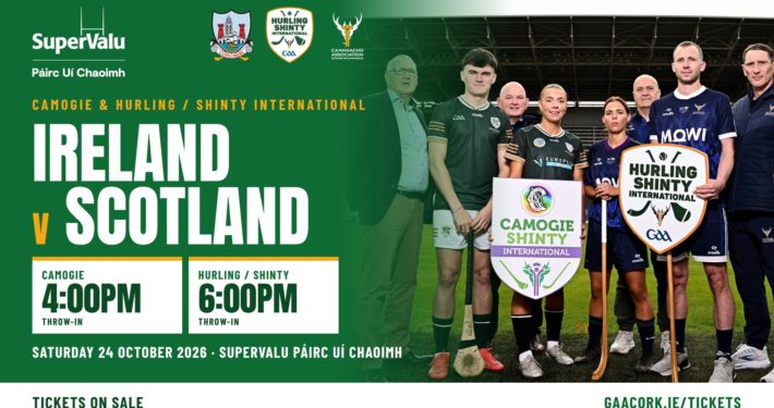 Ireland v Scotland Camogie and Hurling/Shinty Internationals at SuperValu Páirc Uí Chaoimh