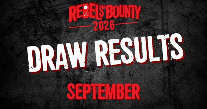 Rebels’ Bounty Draw results for September