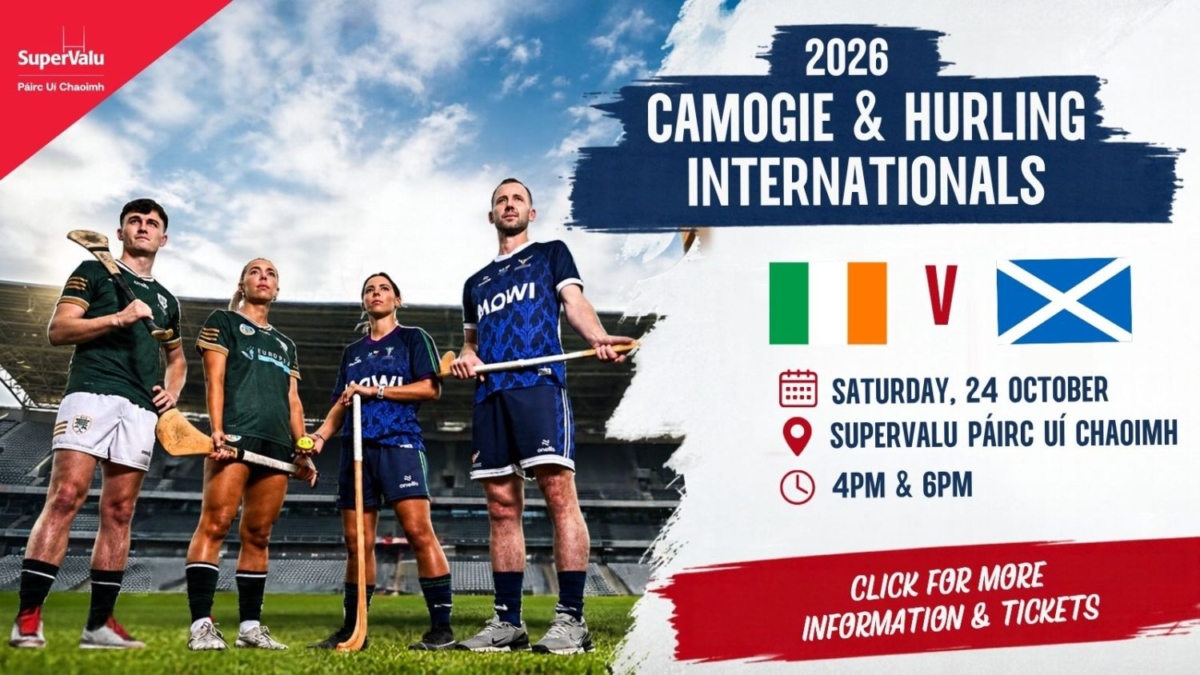 2026 Shinty-Hurling/Camogie Internationals in Cork