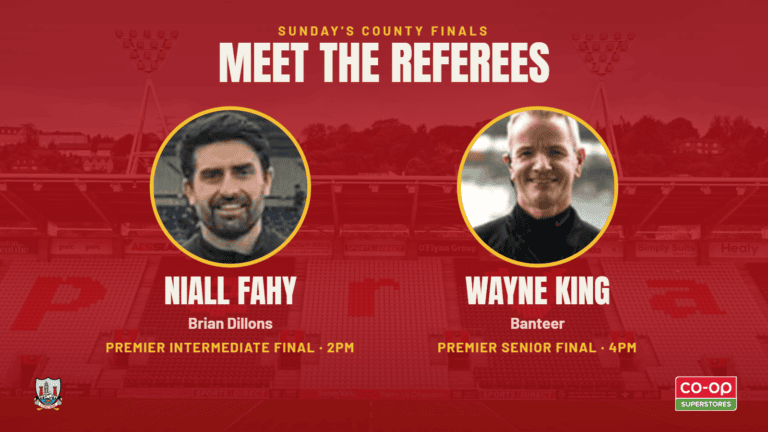 Meet the Match Officials for Sunday’s County Finals